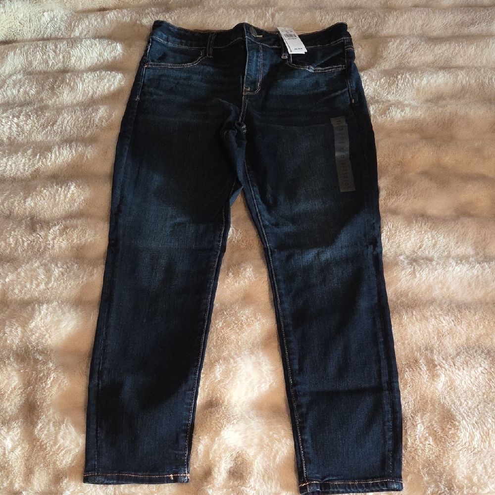 American Eagle Outfitters Women's Deep Indigo Skinny Jeans